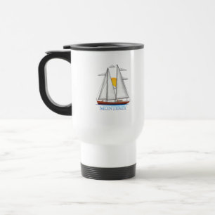 Monterey Coastal Nautical Segelschiff Reisebecher