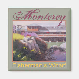Monterey Fishermans Wharf Landschaftliche kaliforn Magnet
