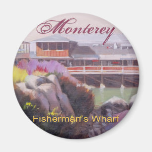 Monterey Fishermans Wharf Landschaftliche kaliforn Magnet