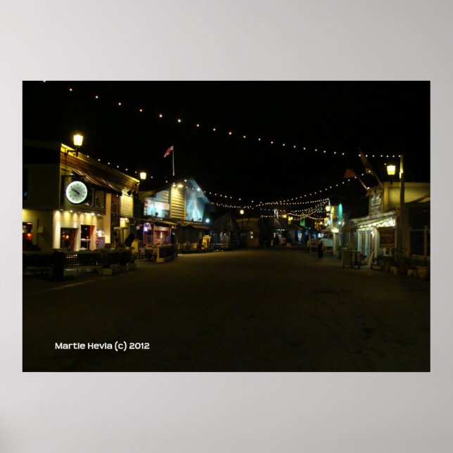 Monterey Fisherman's Wharf Poster (Vorne)