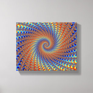 Monterey Fraktal Art Leinwanddruck