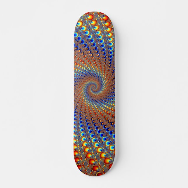 Monterey Fraktal Art Skateboard (Vorne)