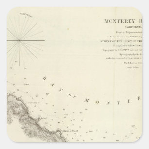 Monterey Harbour, Kalif Quadratischer Aufkleber