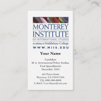 Monterey-Institut von International studiert Karte