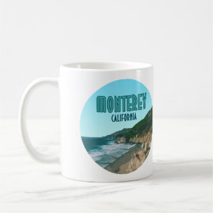 Monterey Kalifornien Pacific Coast Highway Vintage Kaffeetasse