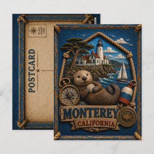 Monterey Kalifornien Postkarte Vintage Reise
