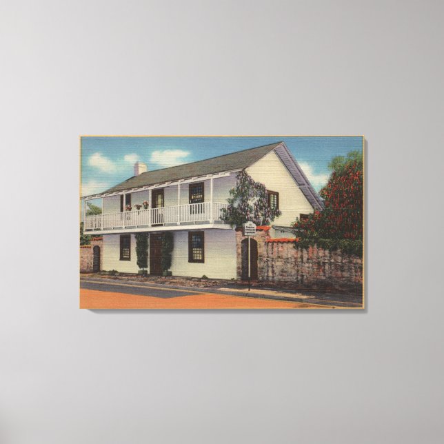 Monterey, Kalifornien Sicht auf die Alte Walfangst Leinwanddruck (Vorderseite)