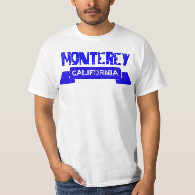 Monterey, Kalifornien T-Shirt (Vorderseite)