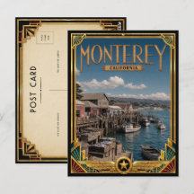 Monterey Kalifornien Vintage Art Deco Golden Age