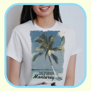 Monterey Kalifornien Vintage Reise Design T-Shirt