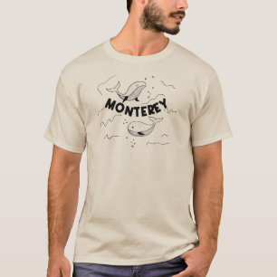 Monterey Kalifornien Wale T-Shirt