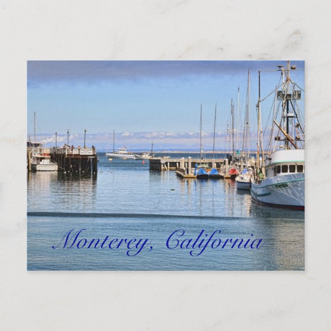 Monterey, kalifornische Postkarte (Vorderseite)