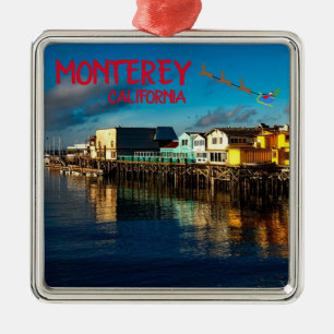Monterey Landschaftlicher Weihnachtsgeschmack Ornament Aus Metall