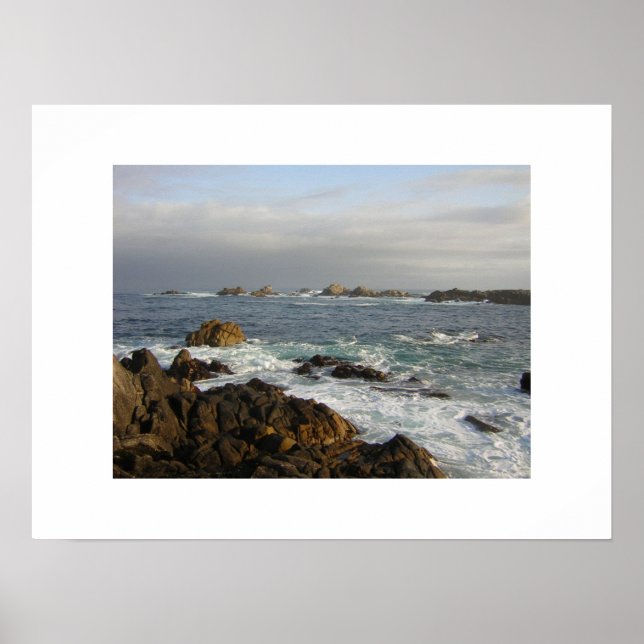Monterey Ocean Print Poster (Vorne)