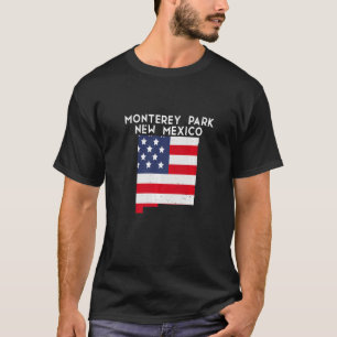 MONTEREY PARK USA Staat Amerika Reisen Neu Mexiko T-Shirt