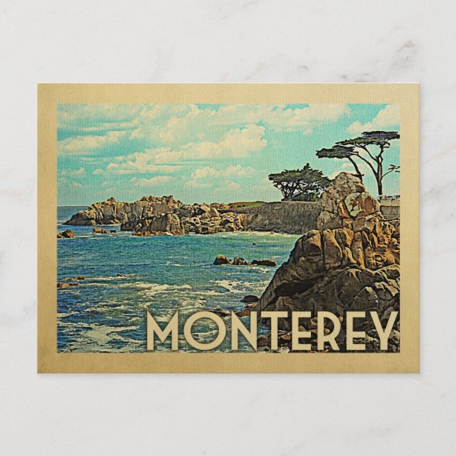 Monterey Postcard California Postkarte (Vorderseite)