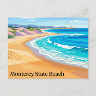 Monterey State Beach Kalifornien Postkarte