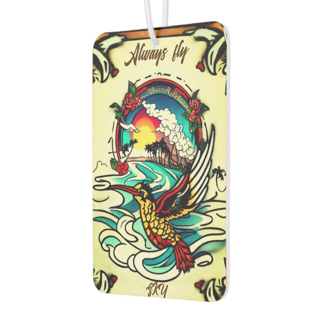 Monterey Tattoo Design: Ein Symbol der Stärke - Autolufterfrischer (Links)