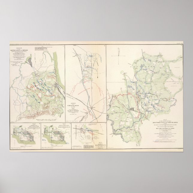 Monterey, TennCorinth, Miss Poster (Vorne)