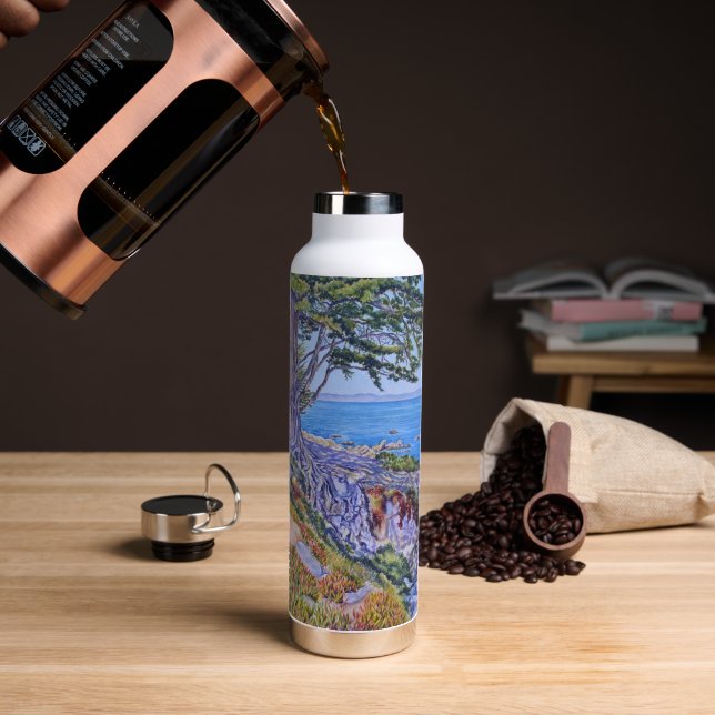 Monterey-Zypresse Trinkflasche (Kaffee (gedreht))
