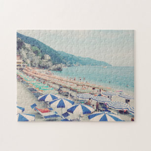 Monterosso al Mare Cinque Terre Italy Beach Foto Puzzle