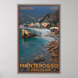 Monterosso Beach Poster