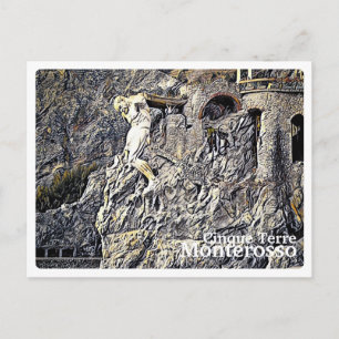 MONTEROSSO Cinque Terre - The GIANT - Postkarte