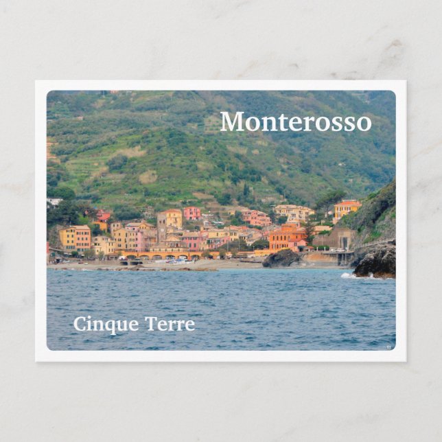 MONTEROSSO - Italien - CINQUE TERRE - Ansichten vo Postkarte (Vorderseite)