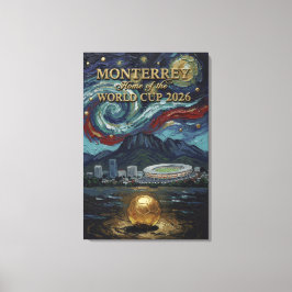 Monterrey 2026 Soccer  Luxury Football Wall Art Leinwanddruck