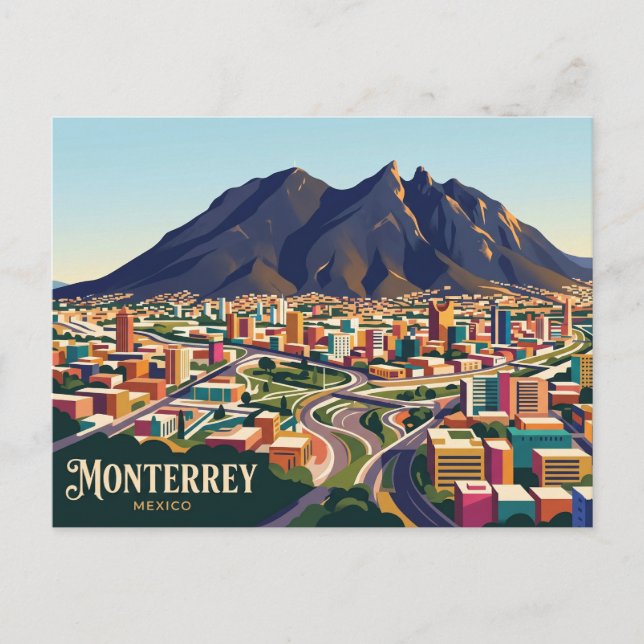 Monterrey Mexiko Postkarte (Vorderseite)
