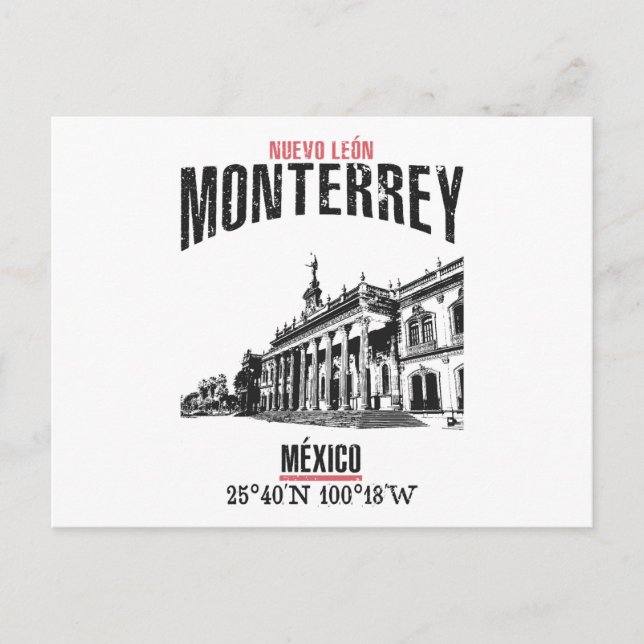 Monterrey Postkarte (Vorderseite)