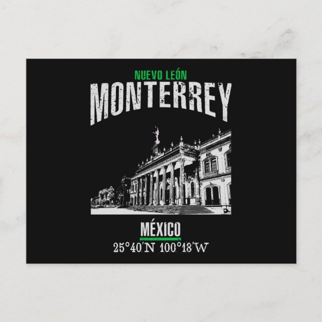 Monterrey Postkarte (Vorderseite)