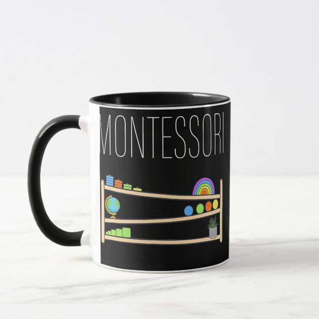 Montessori für Lehrer Montessori Bildung Tasse (Links)
