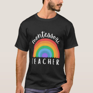 Montessori Regenbogen für Montessori Teacher Monte T-Shirt
