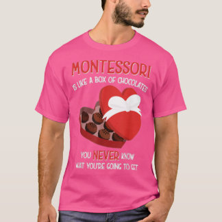 Montessori Schullehrer Valentine's Day Geschenk Ki T-Shirt