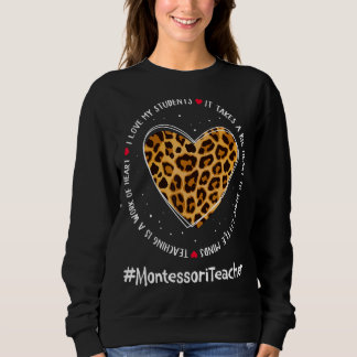Montessori Teacher Admin Wertungswoche Zurück Sweatshirt