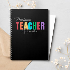 Montessori Teacher Personalisiert Notizblock
