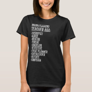 Montessori Teacher T-Shirt