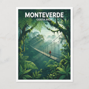 Monteverde Cloud Forest Biological Reserve Reise Postkarte