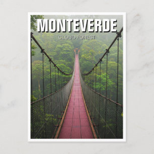Monteverde Cloud Forest Costa Rica Travel Postkarte