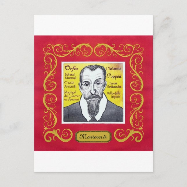Monteverdi Postkarte (Vorderseite)