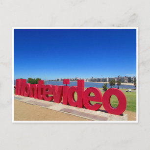 montevideo hell postkarte