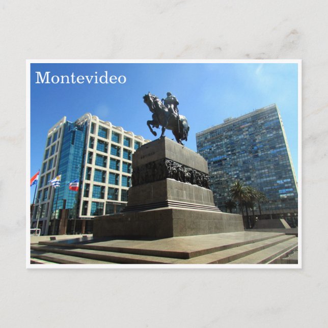 Montevideo Postkarte (Vorderseite)