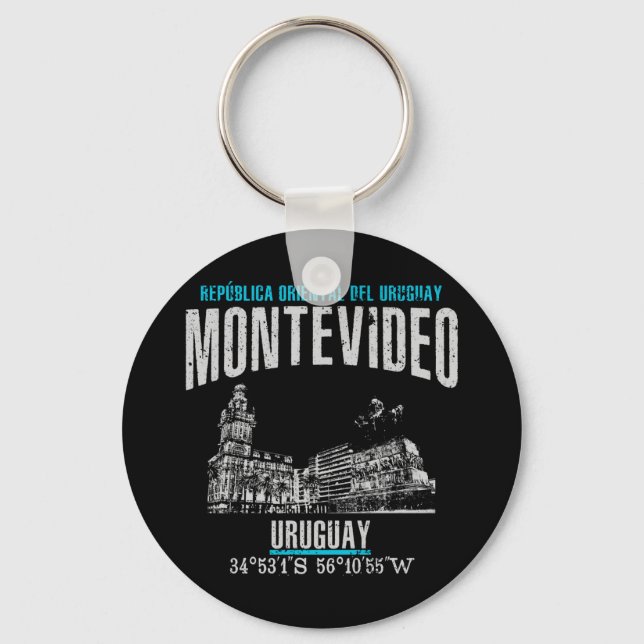 Montevideo Schlüsselanhänger (Vorderseite)
