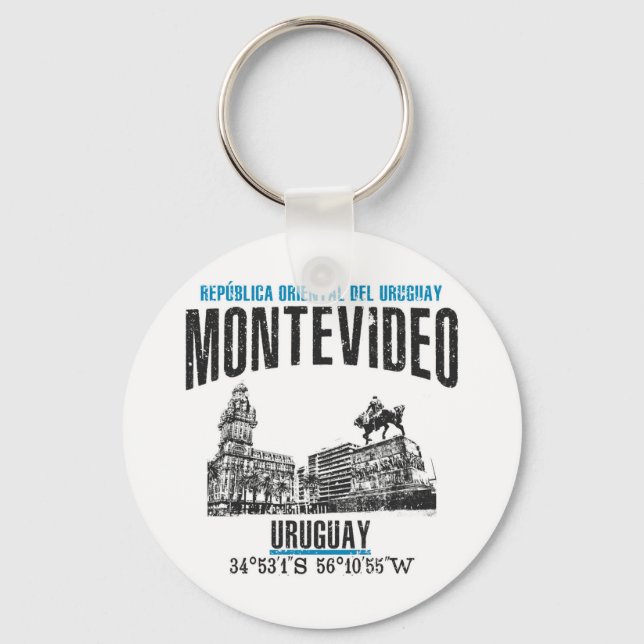 Montevideo Schlüsselanhänger (Vorderseite)