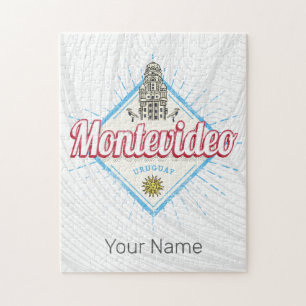 Montevideo Stadt Uruguay Palacio Salvo Souvenir Puzzle