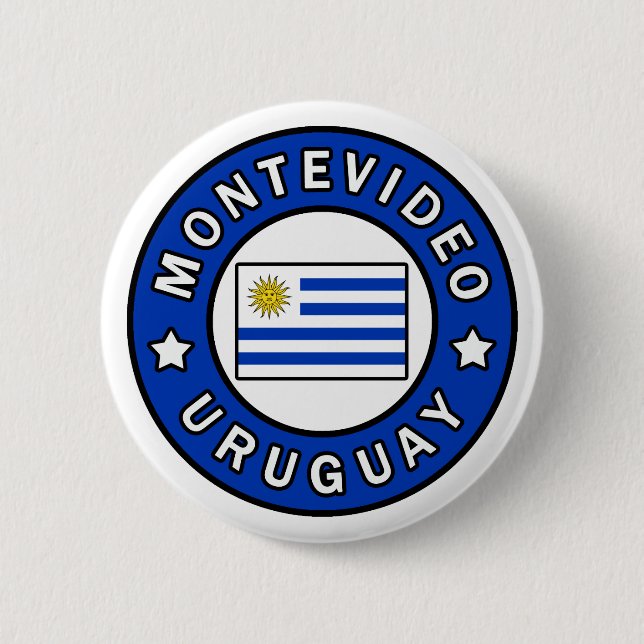 Montevideo Uruguay Button (Vorderseite)