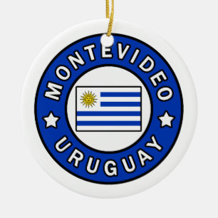 Montevideo Uruguay Keramik Ornament