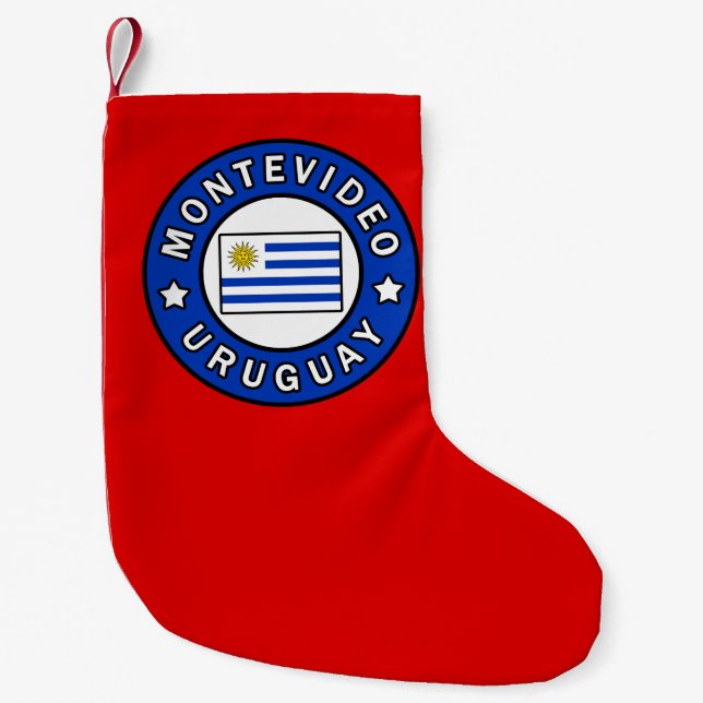 Montevideo Uruguay Kleiner Weihnachtsstrumpf (Vorderseite)