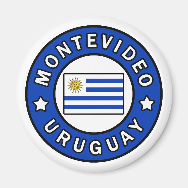 Montevideo Uruguay Magnet (Vorne)